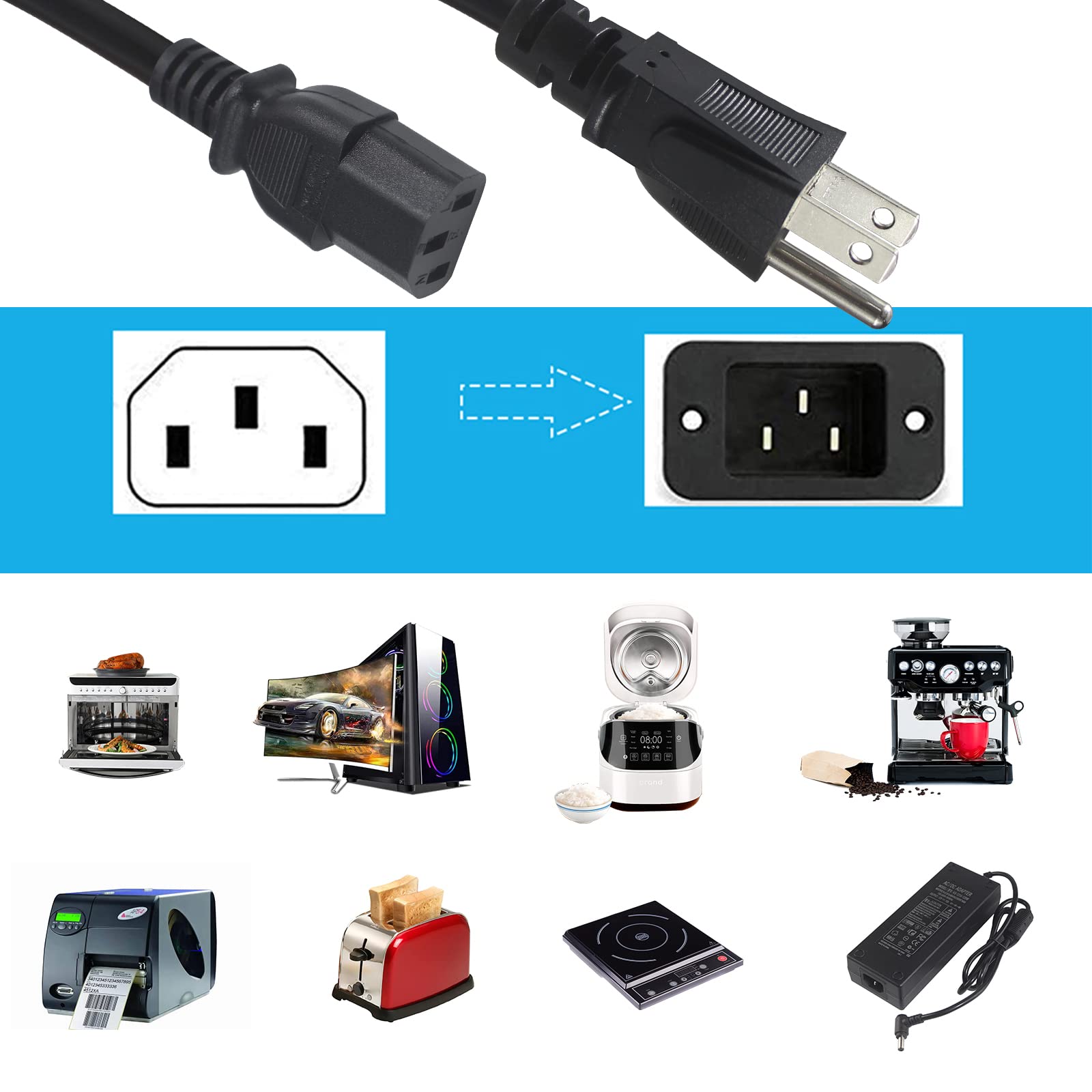 Nulaxy Trasmettitore FM Bluetooth Auto 5.3 - Ricarica 54W, 4 Porte, Bassi Potenti E Luci LED