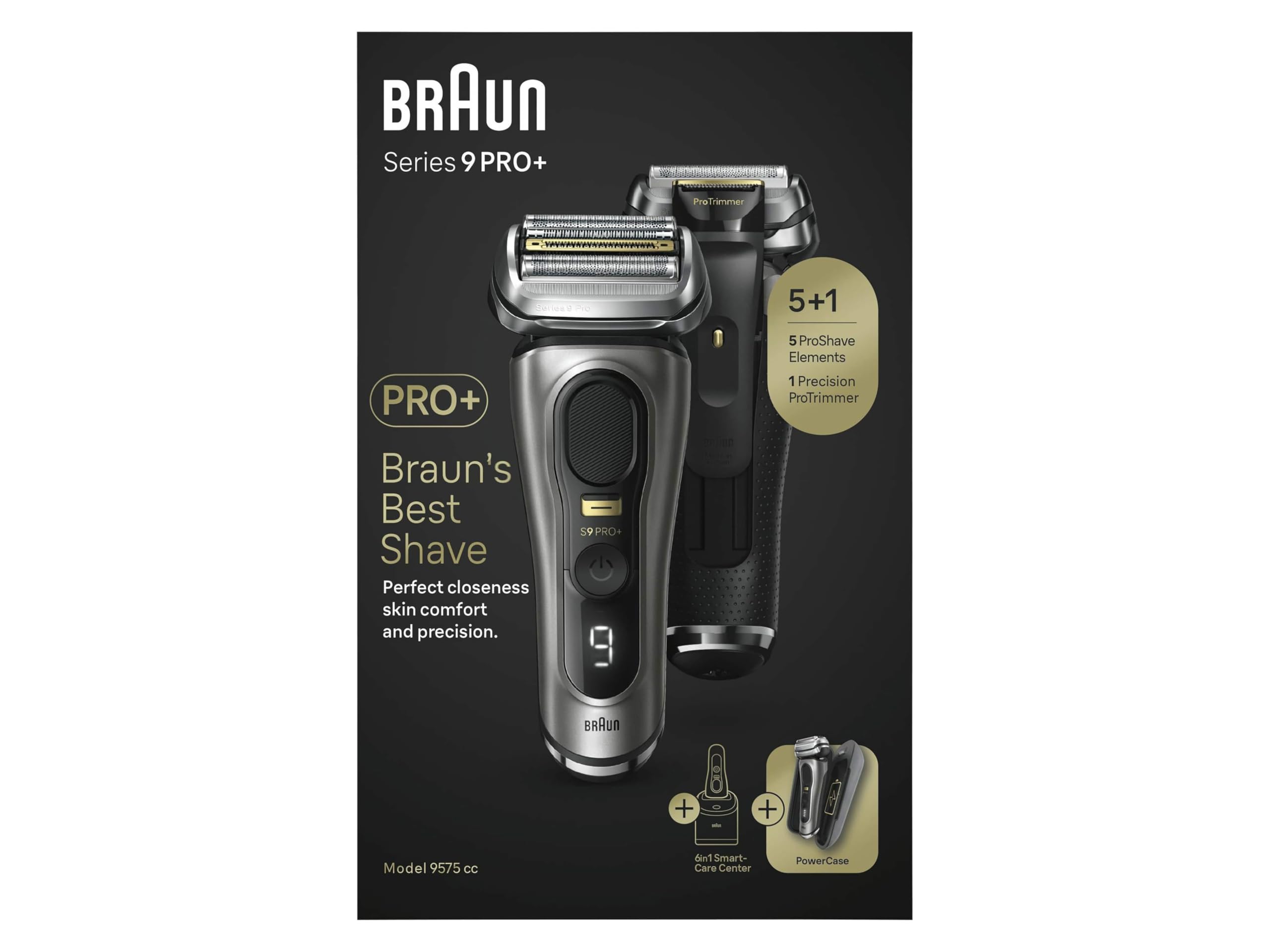 Braun Series 9 Pro+ Electric Shaver with 5 Pro Shaving Elements