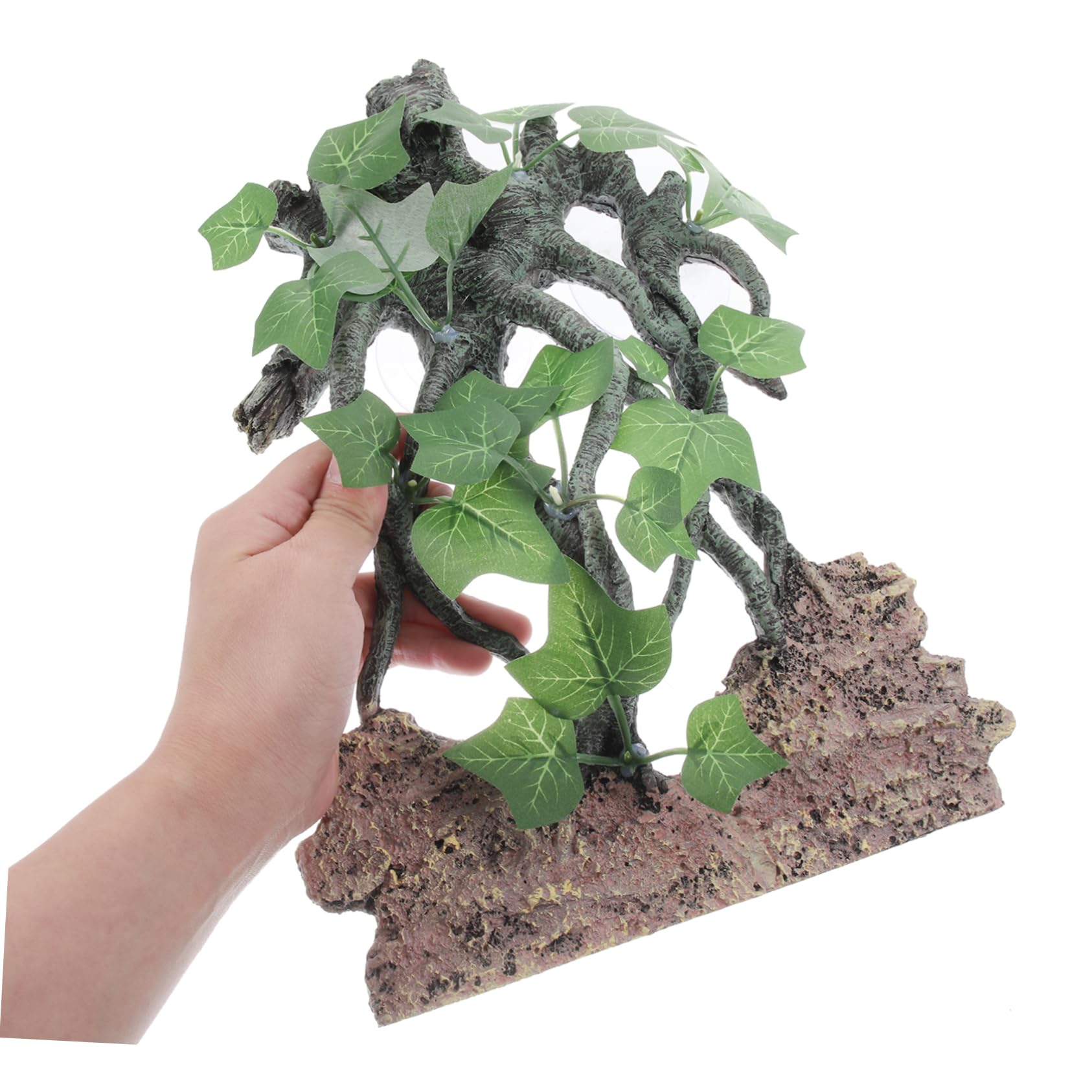Ramo Rampicante in Resina per Rettili, Decorazione Terrario | Serpenti e Lucertole, Sicuro e Insapore, Salvaspazio, Ornamento per Vasca e Allestimento Habitat