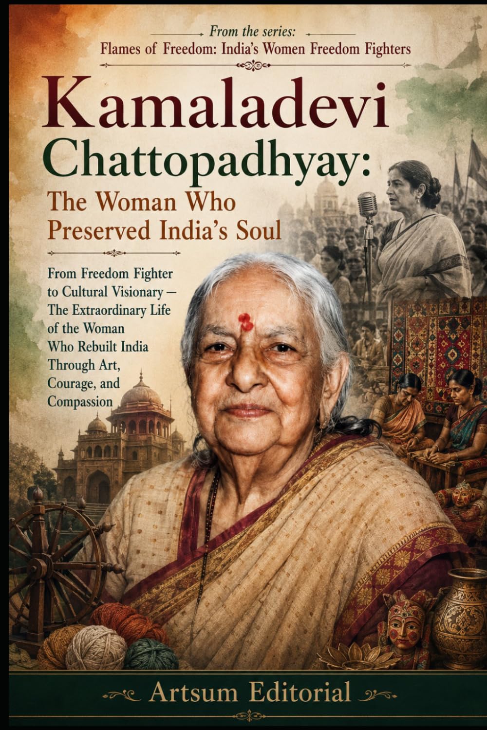Kamaladevi Chattopadhyay: The Woman Who Preserved India’s Soul: From Freedom Fighter to Cultural Visionary — The Extraordinary Life of the Woman Who Rebuilt India Through Art, Courage, and Compassion