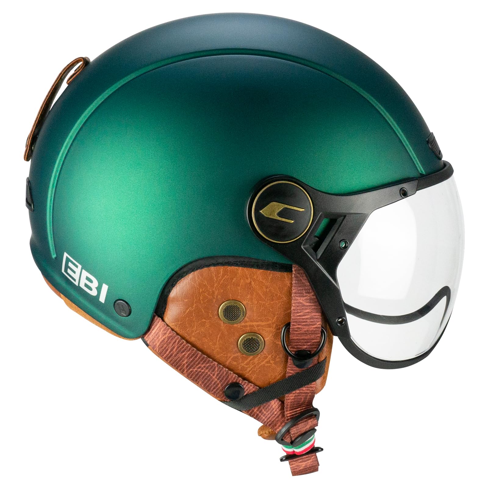 CGM EBI Unisex Adult Ski Helmet, Satin Green, M (57-58cm)