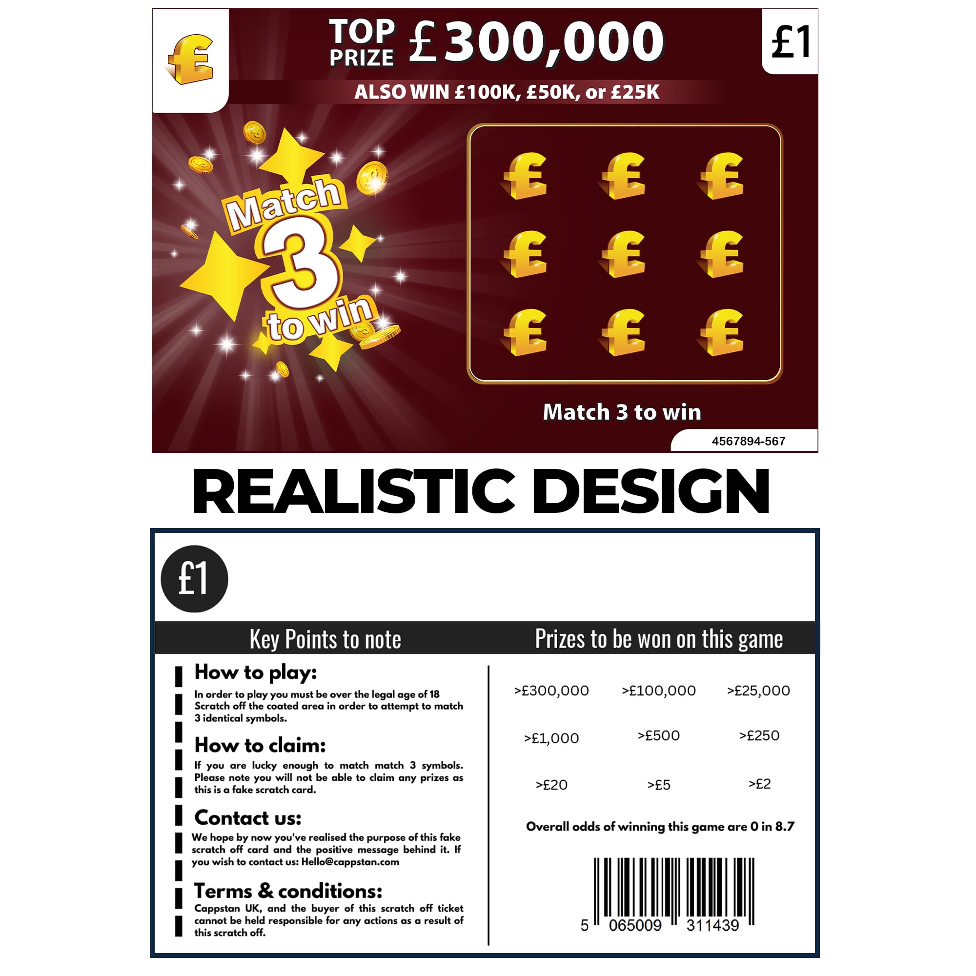 I Love You Card, 2x I Love You! Lotto, A6 (105mm x 148mm) - Image 3