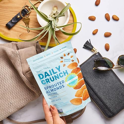 Miniatura 7 de Daily Crunch, Almendras germinadas, 5 onzas