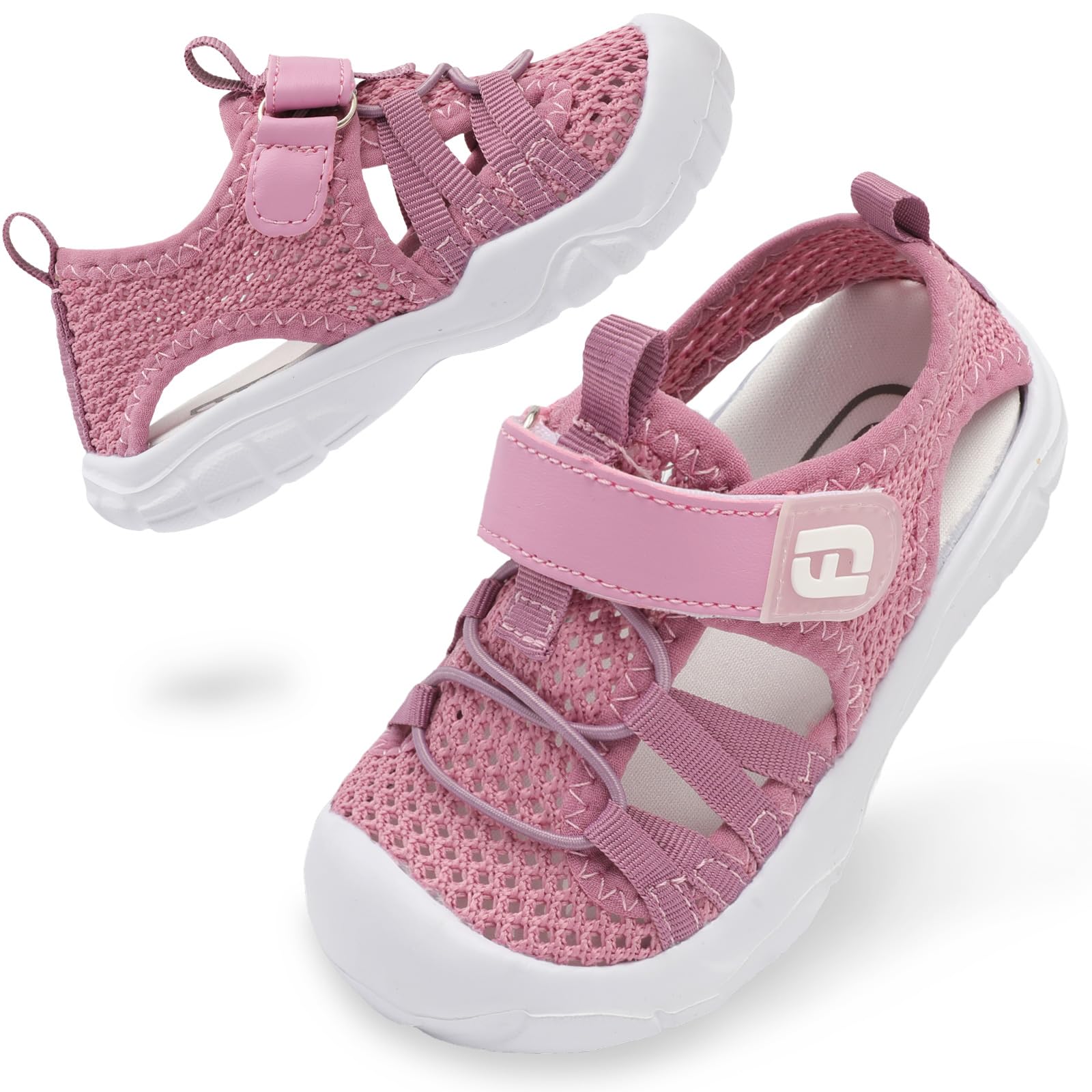 JOINFREE Toddler Boys Girls Water Shoes Breathable Qucik Dry Sport Beach Sandals Lightweight Barefoot Flexible — view 9