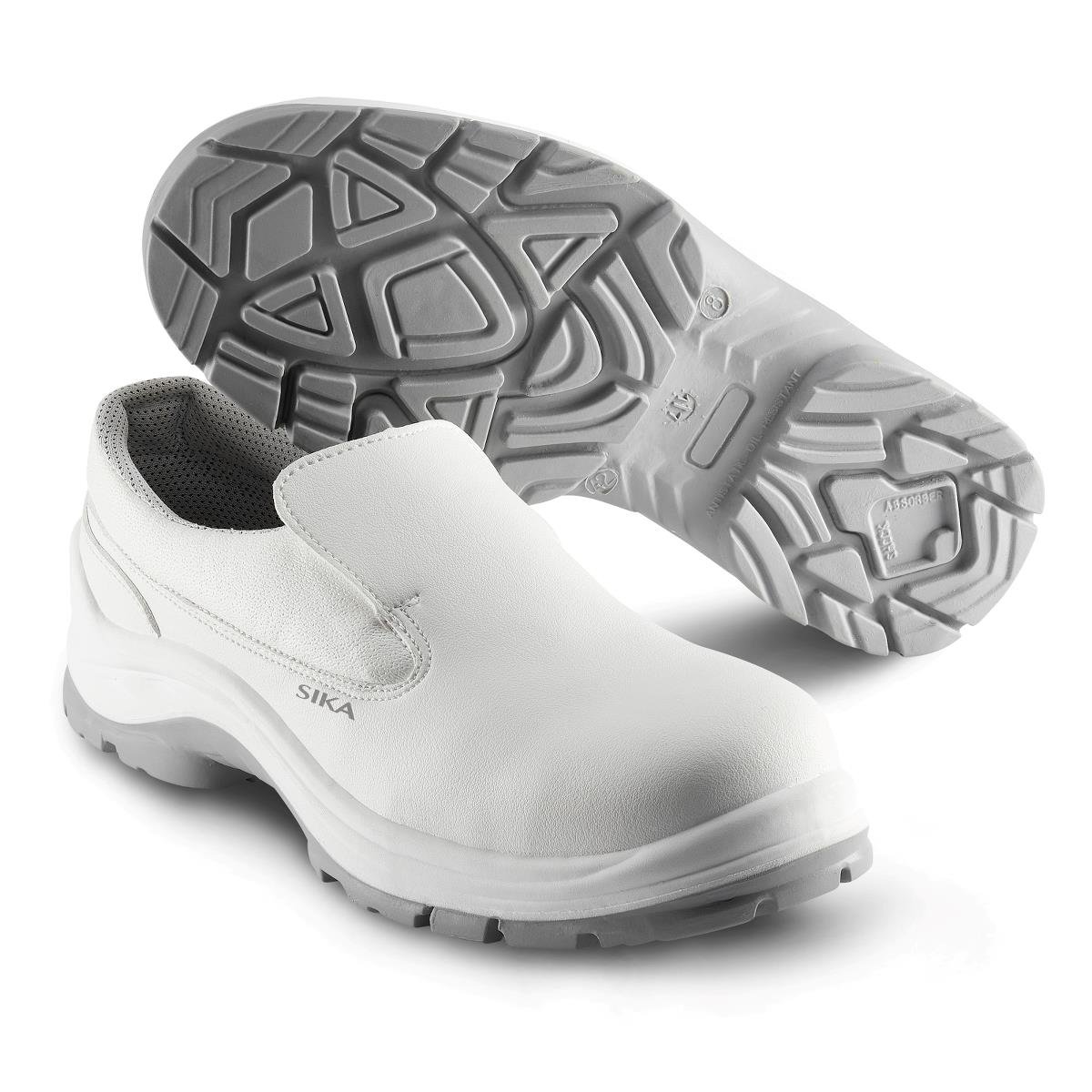 SIKA 211 Easy Low S2 SRC - Ideal for Hotel/Restaurant/Canteen, Pharmaceutical and Food Industry - White - Men 6 / Women 7.5