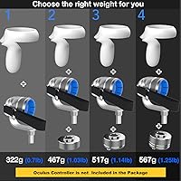 Vista 8 de Weighted Golf Club Attachment for Meta Quest 3 & Quest 3S - 90 DEGREE Aluminum Golf Club Adapter Handle Compatible with Quest 3/3S/2 and Quest Pro