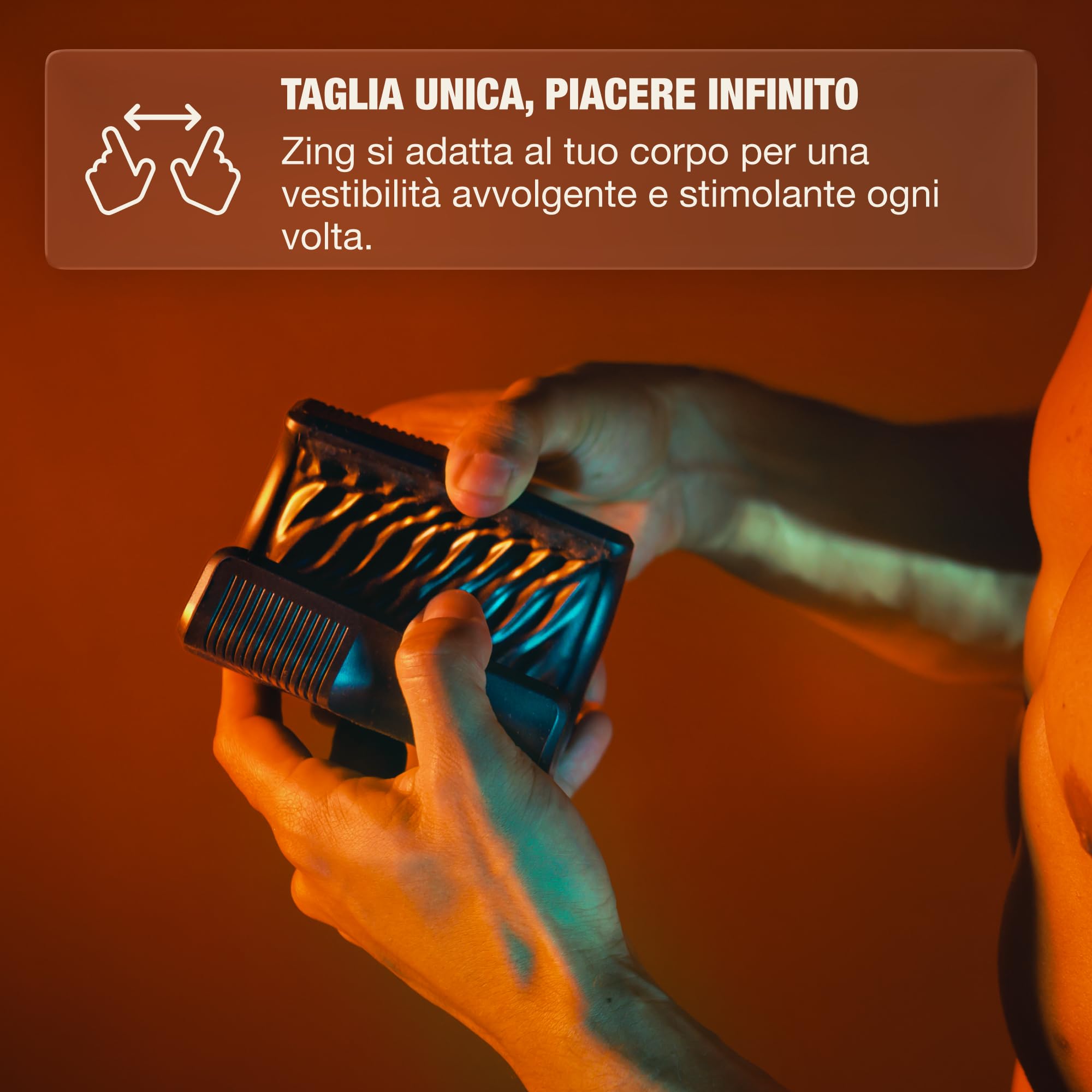 Arcwave Zing Masturbatore Maschile Vibrante con Doppio Motore | Stimolatore Regolabile con Sensazione Blow | Sex Toy Uomo in Silicone | Giocattolo Erotico Mani Libere | Impermeabile e Facile da Pulire