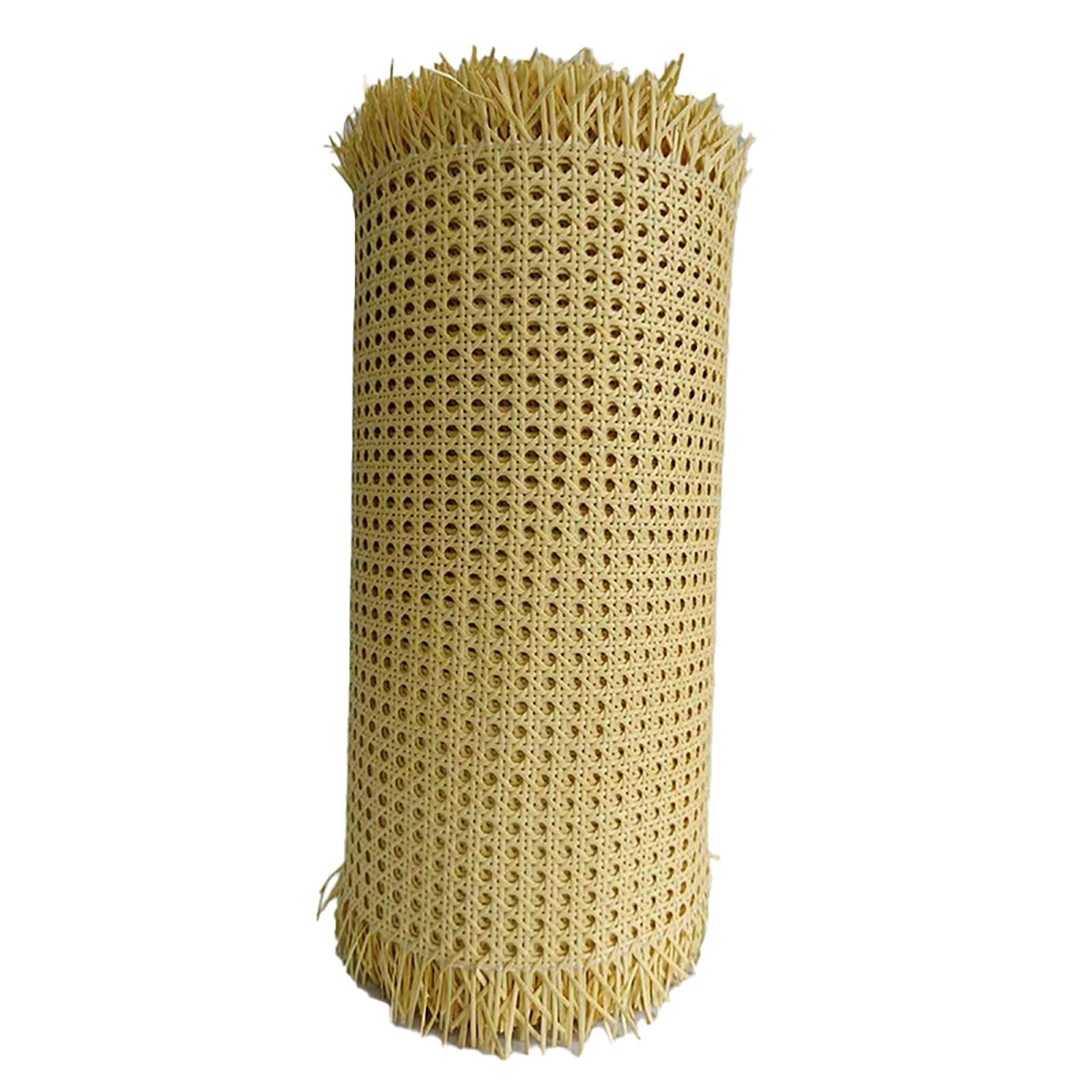 Rollo de cinta de ratán natural, 0,9 x 15 m, ideal para reparación de muebles, sillas, proyectos de bricolaje, material de tejido de ratán para armarios y sillas