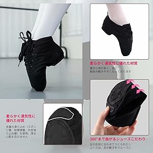 ジャズシューズ　ダンスシューズ　ジャズ　6M ZUM ジャズシューズ ジャズダンス シューズ ダンスシューズ ZEJ5