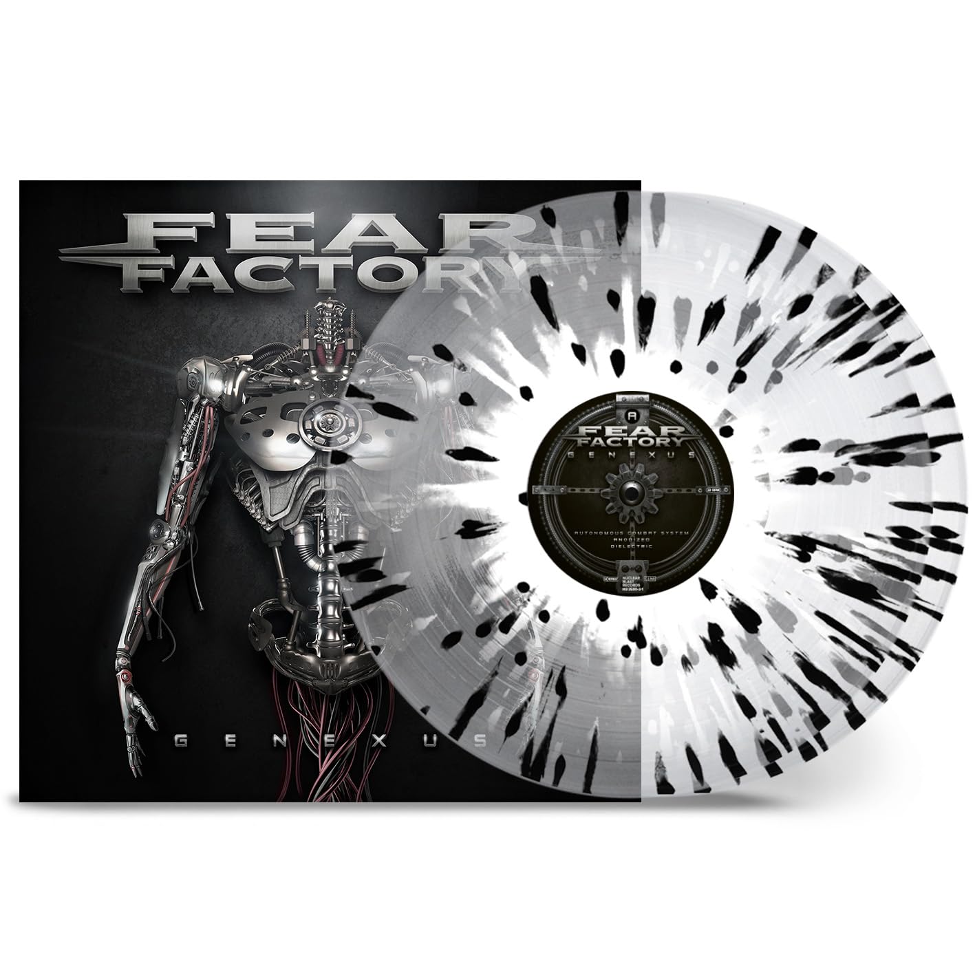 Genexus (CRYSTAL CLEAR WITH BLACK WHITE SPLATTER) [VINYL]