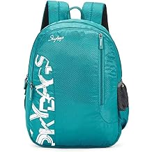 Skybags Casual Backpack 28L, 2 Main Compartments, Bottle Pocket, Front Pocket, Padded Shoulder Strap, Sea Green, One Size