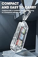 Vista 4 de Mumba 12 Game Card Case Holder for Nintendo Switch Game Cards, Portable and Exquisite Protective Hard Shell with 4 Layer Rotatable Holder for