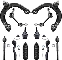 Vista 11 de Detroit Axle - Kit de suspensión completo de 12 unidades para Dodge Ram 1500 4x4 solamente - 2 brazos de control superiores y rótulas, 2 rótulas