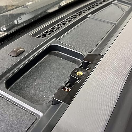 Miniatura 5 de IAG I-Line - Base de expansión USB para tablero de instrumentos Ford Bronco 2021+ 2/4 puertas (no deportivo), estación de carga de 3 puertos con 1