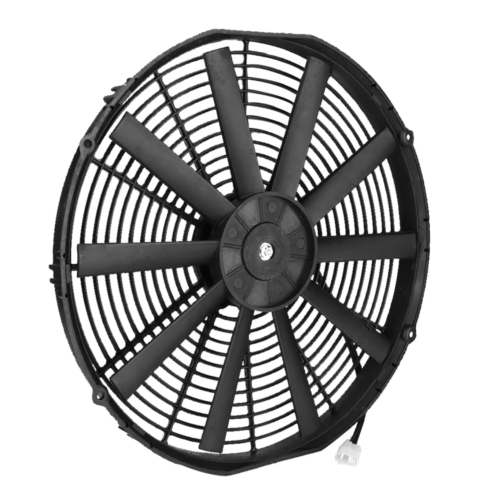 Refroidissement Universel 12V 120W 16 Pouces Lame Droite Pour Voiture Connseur Climatiseur Ventilateur Refroidissement Électrique Radiateur Moteur Ventilateur Radiateur