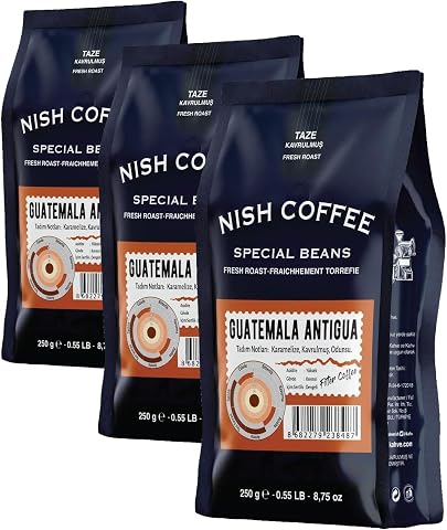Nish Filtre Kahve Guatemala Antigua 250 gr (3 paketi)