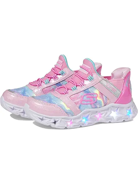 Детские кроссовки SKECHERS KIDS Slip-Ins-Galaxy Lights Tie-Dye Takeoff 303707L (Little Kid/Big Kid) на каждый день