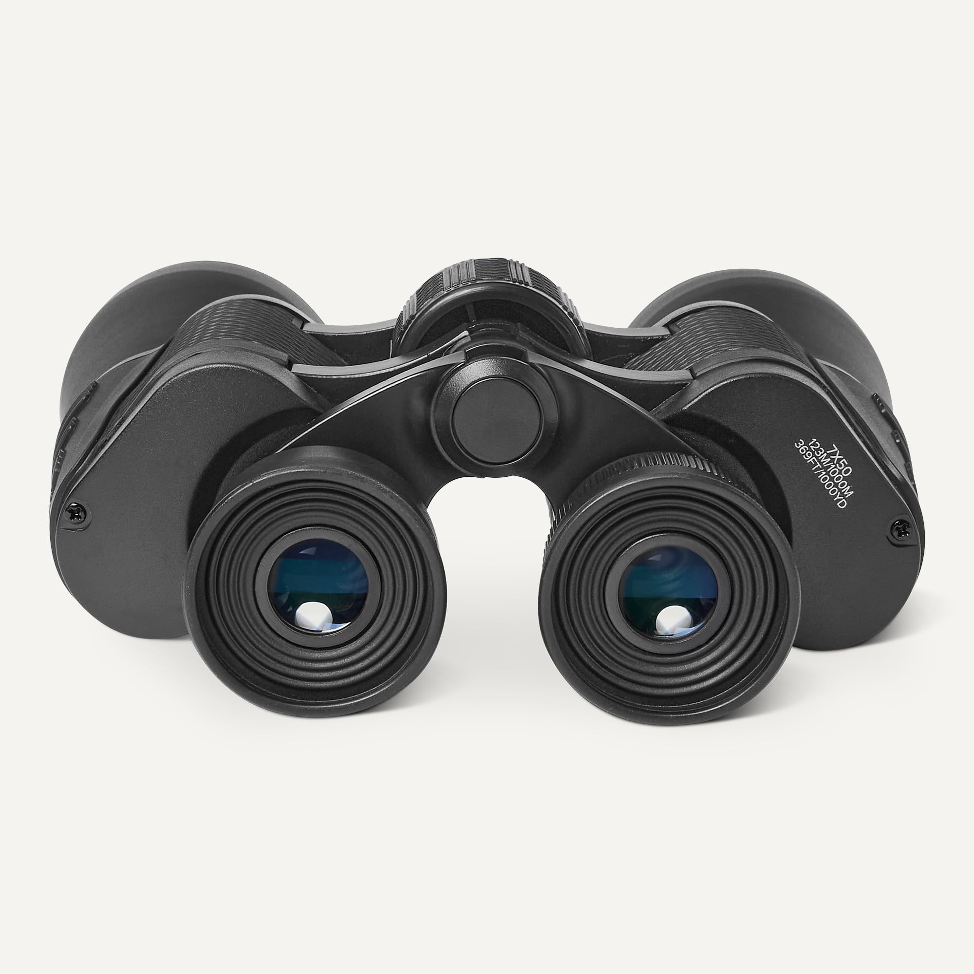 Amazon Basics 7x50 Fernglas Mit Hoher Vergrößerungsleistung, Weitem Sichtfeld, FMC-Optik, Kompatibel Mit Stativen, Schwarz, 1er-Pack