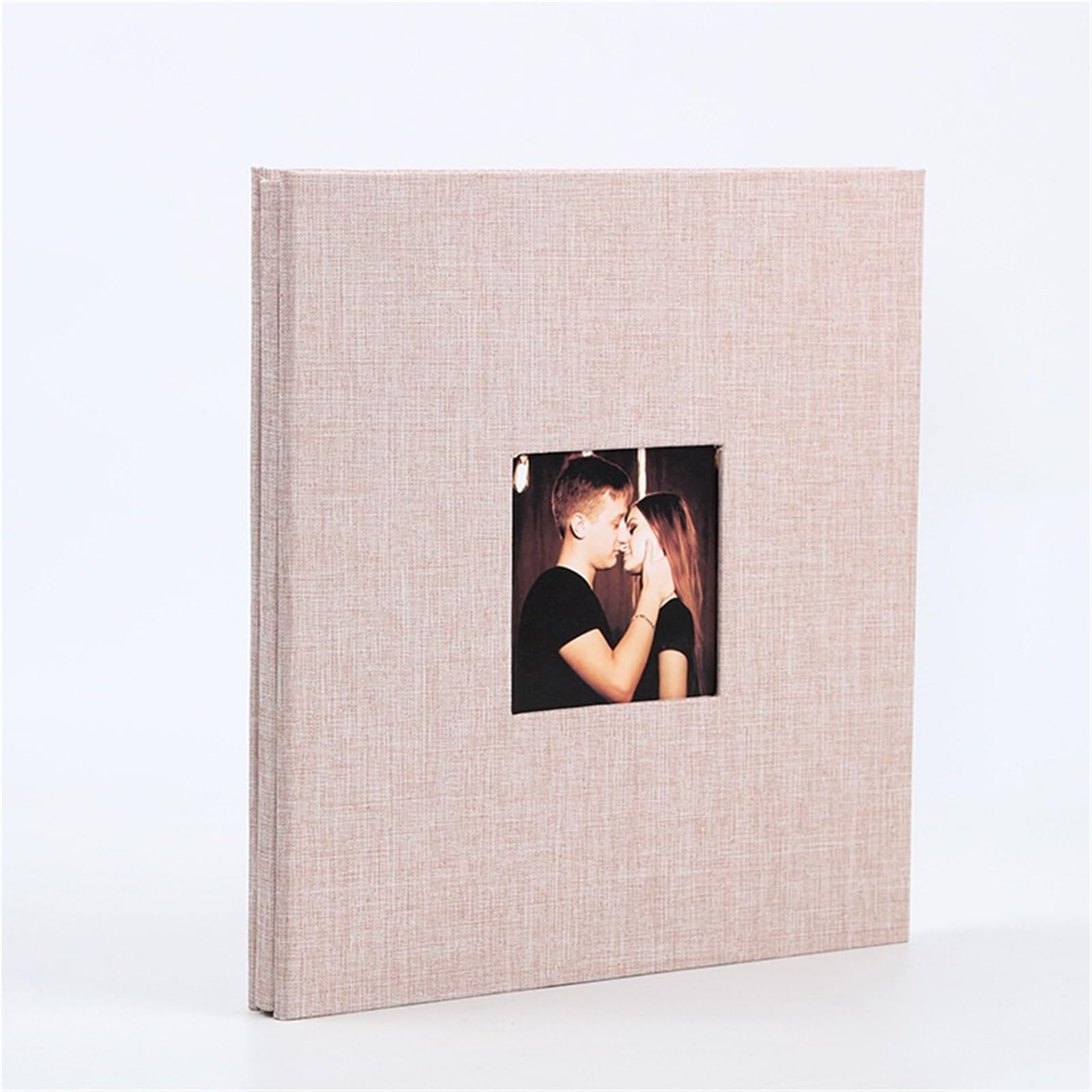 2 uds DIY película autoadhesiva álbum de fotos boda familiar Retro gran capacidad recortes hecho a mano regalo creativo Para Viajes Y Familia(Light Grey)