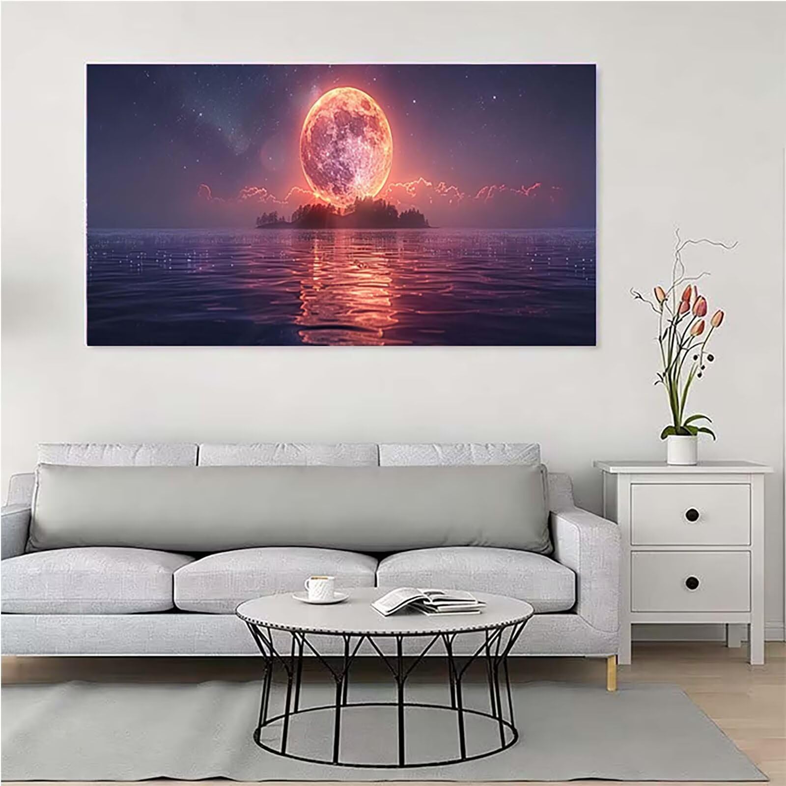 Coucher De Soleil 5D Diamond Painting Adulte Grand Format 70x140cm 9-4443