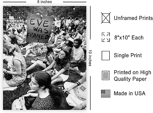 Miniatura 2 de Poster Master Póster vintage de protesta de mujeres, impresión de fotografía retro, arte en blanco y negro, regalo para ella, activista de derechos