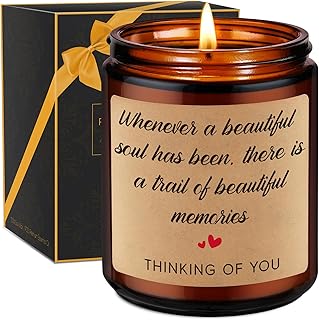 Miracu Sympathy Candle, Beautiful Soul Passed Away, Sorry for Your Loss, Gifts for Loss of Loved one, Bereavement, Condolence, Grief, Funeral, Sending a Hug, Thinking of You Ideas for Grieving Friend