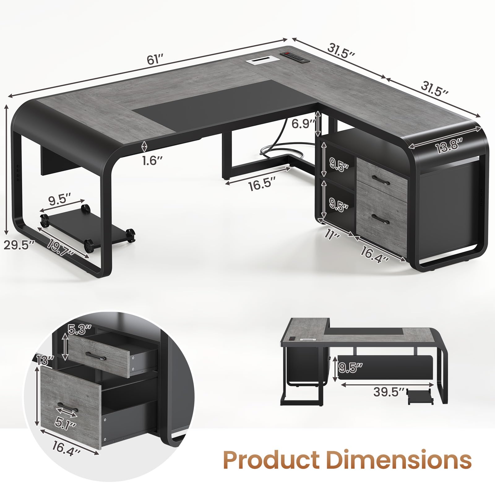 tetotatoMacBook Pro【CS6 /Office】 Amazon.com: SEDETA 61 Inch Executive Desk, Large Office Desk with