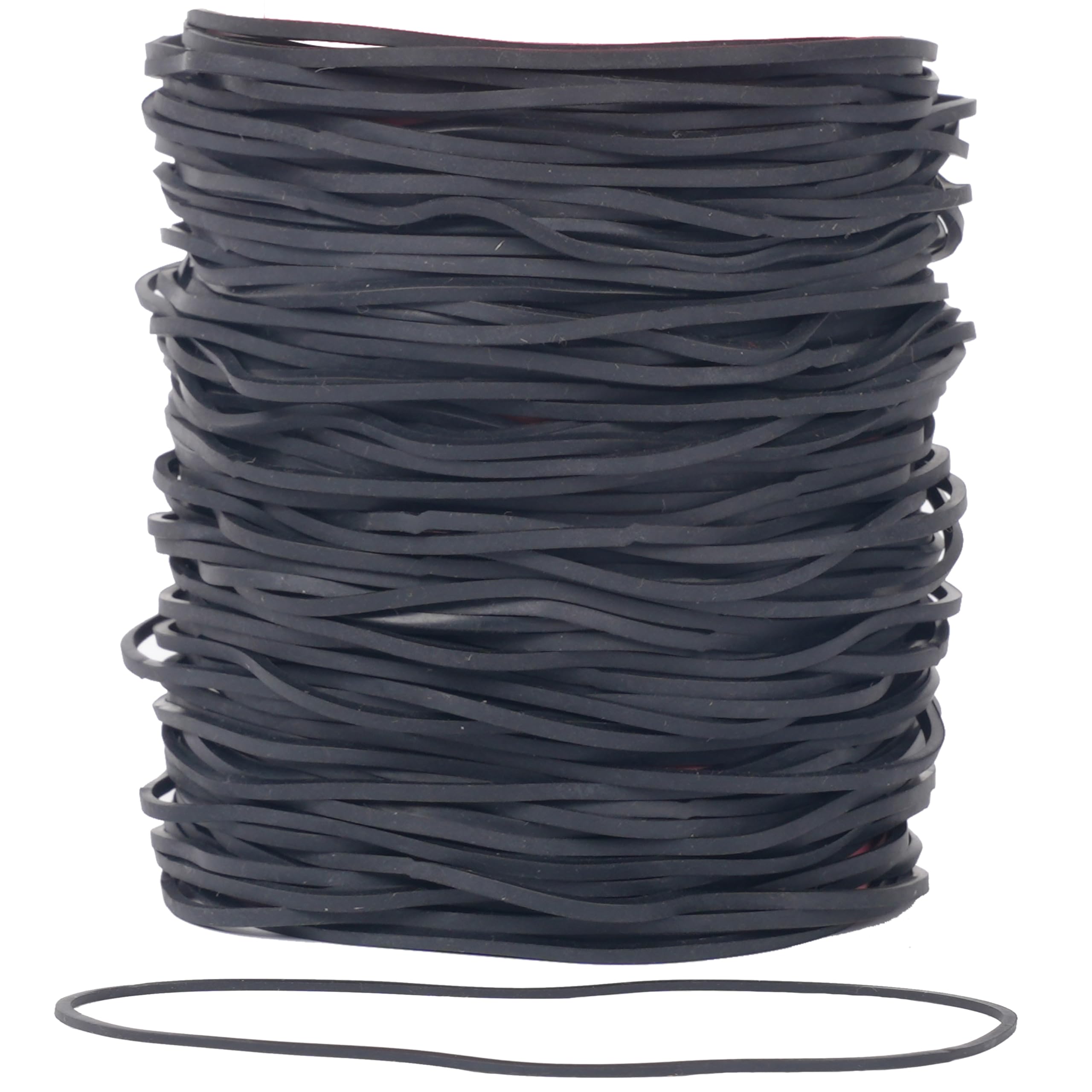 Rubber Bands Black 300Pcs 4.8inch Big Elastic Rubber Bands for trash cans rubber bands office supplies File Folders Litter Box