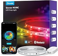 Govee RGBIC LED Strip Lights 32.8ft - Bluetooth App Control, Music Sync, DIY Multi-Color Bedroom Decor