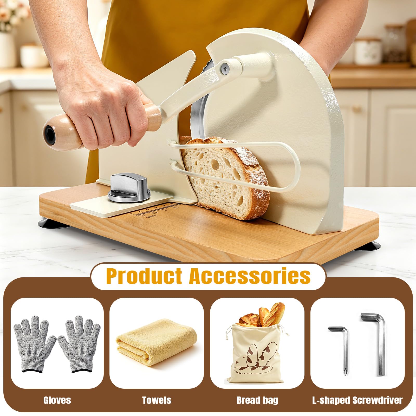 Manual Bread Slicer - Perfect for Sourdough! -7