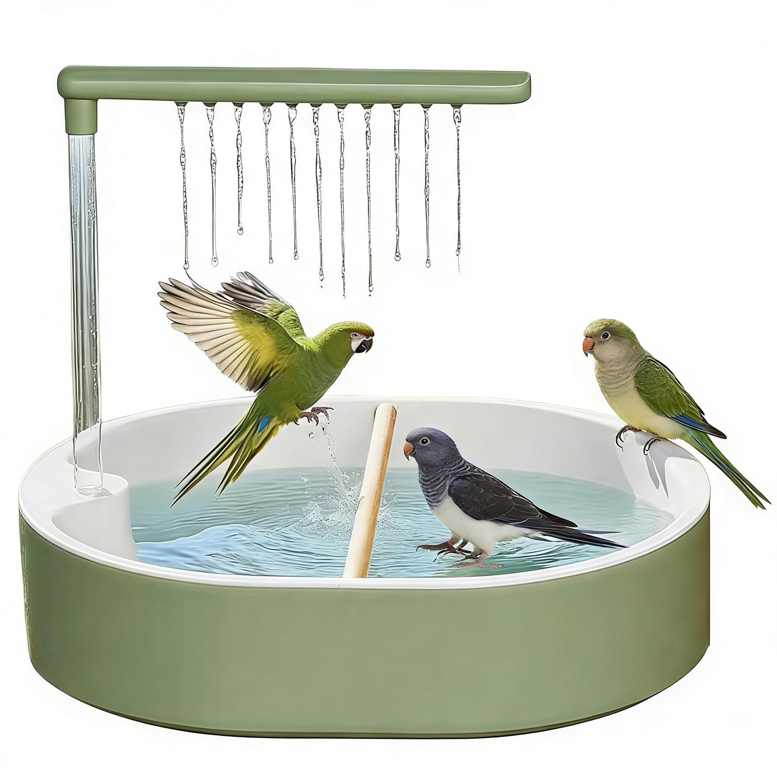 Douche pour Perroquet,Douche pour Oiseaux Perruche,Bird Shower Bath,Circulante pour Oiseaux,Douches pour Oiseauxi pour Perroquets,pour Perroquets Ondulées Calopsittes Pinsons