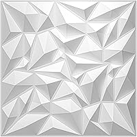 Vista 20 de Art3d - Paneles de pared con franjas, blancos, 19.7 × 19.7 pulgadas (paquete de 12)