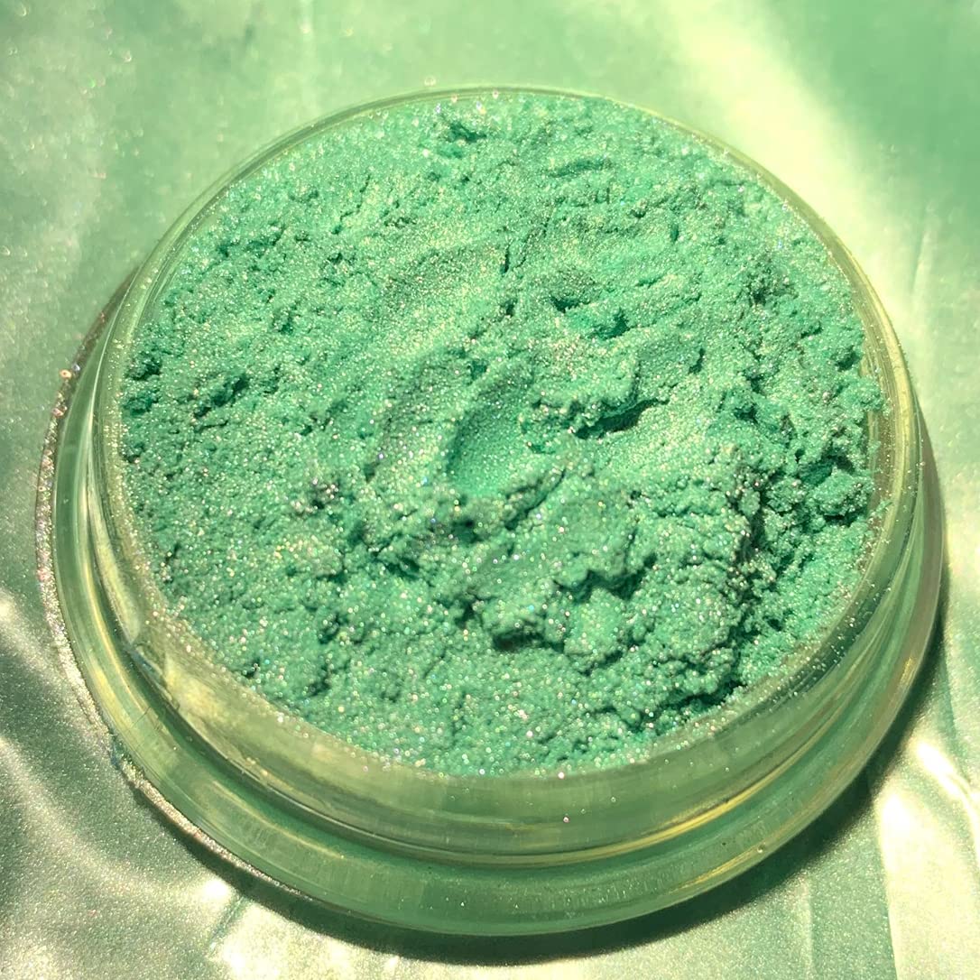 Dipoxy Jade-Green-Pearl-Grün 04 Pigment Farbmittel für Epoxidharz, Polyesterharz, Polyurethan Systeme, Beton, Lacke, Kunstharz Schmuck (1000g)