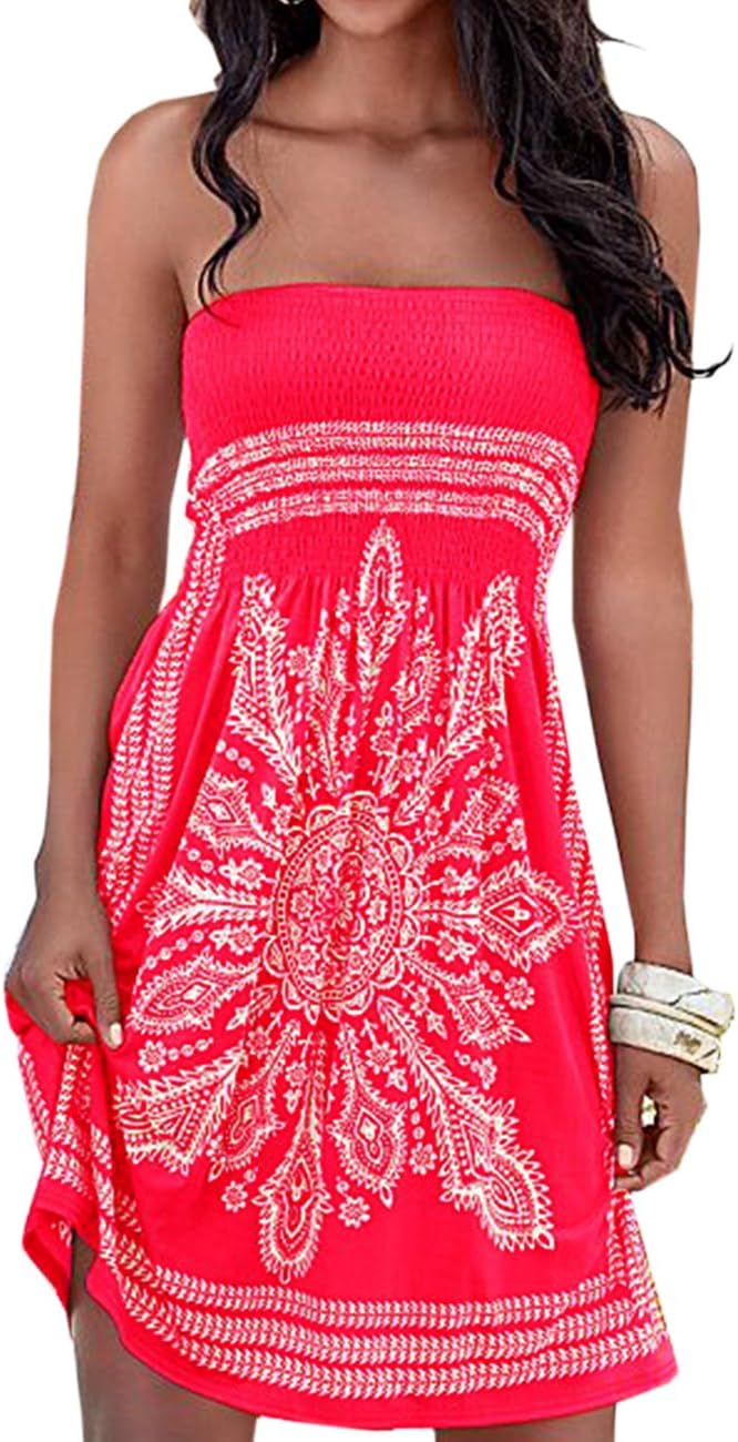 FASLOLSDP Abito Aderente Da Donna, Sexy, Estivo, Sexy, Con Spalle - Foto 7