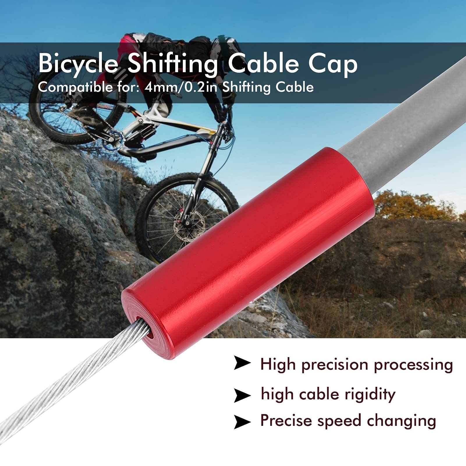 Capuchons de câble vélo frein et dérailleur par 500 Capuchons de câble vélo frein et dérailleur par 500