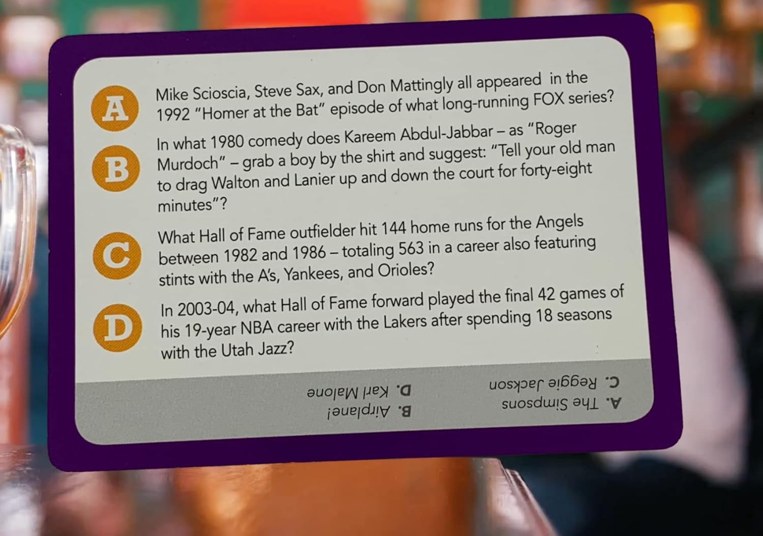 You Gotta Know Los Angeles - Sports Trivia Game - Image 5