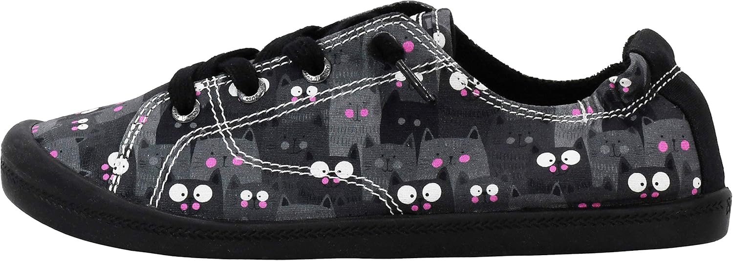 Skechers Women's Beach Bingo-Kitty Concert Sneaker - Image 8