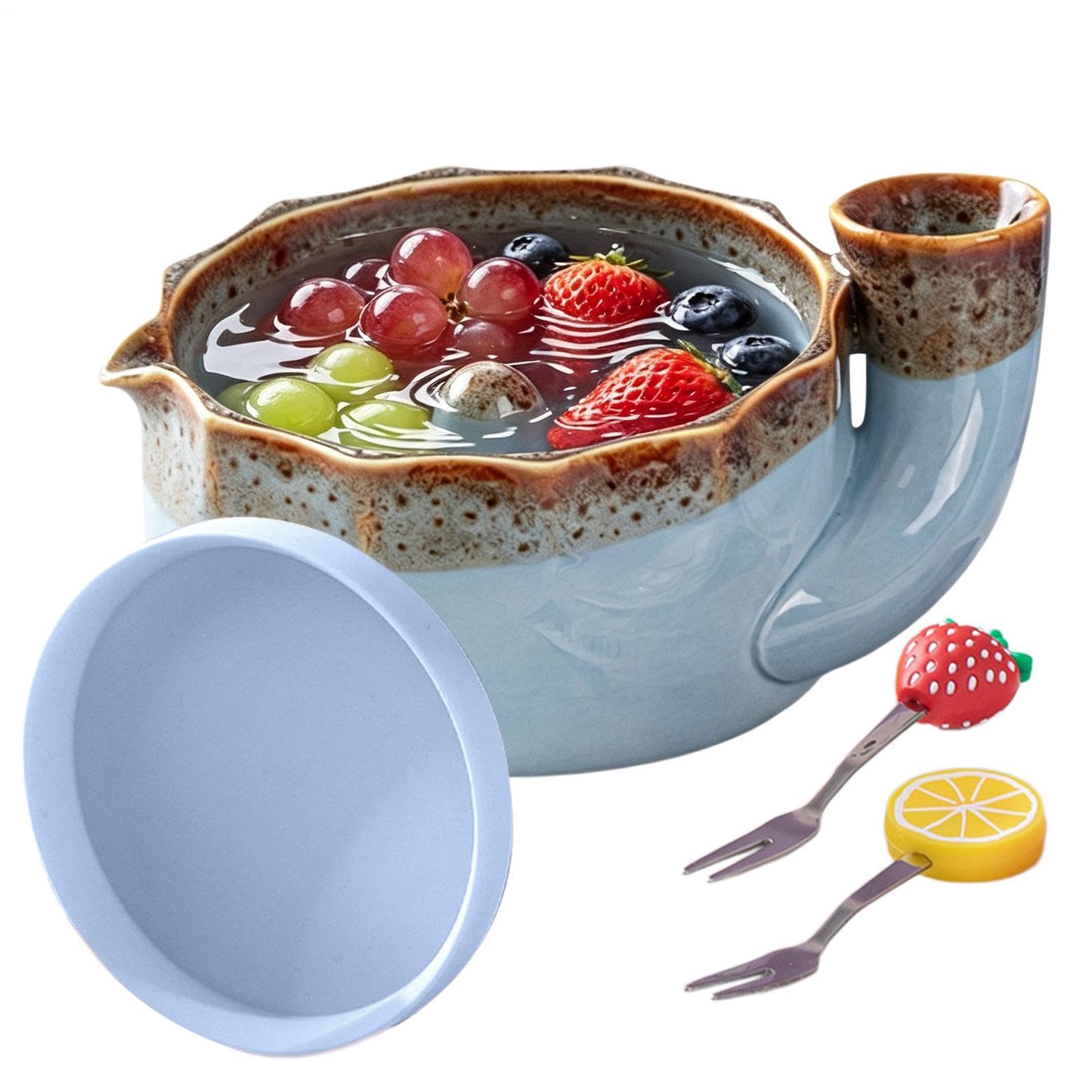 Swirling Berry Washing Bowl con Holes Berry Cleaning Bowl