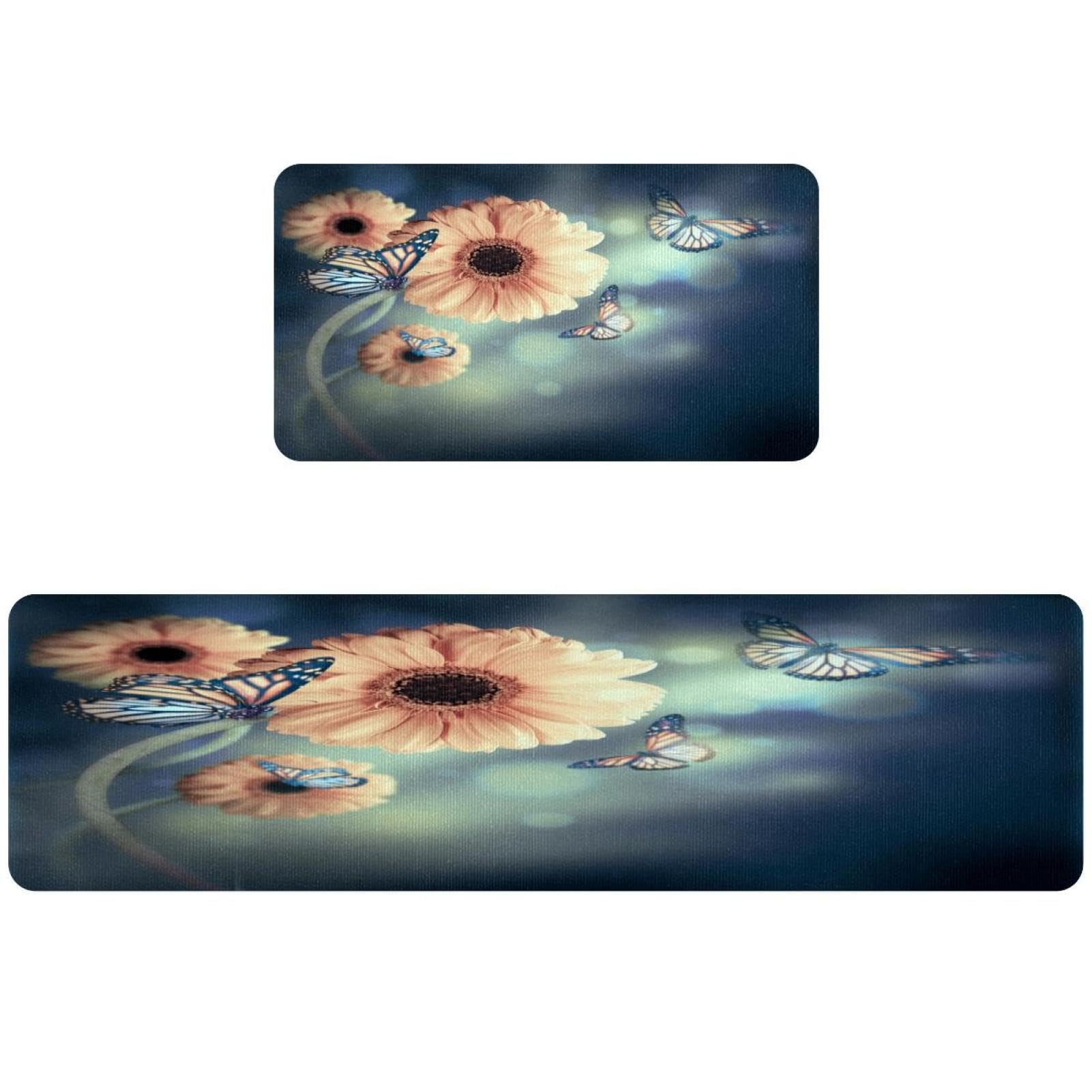 Tapis de cuisine antidérapants lavables pour buanderie et couloir