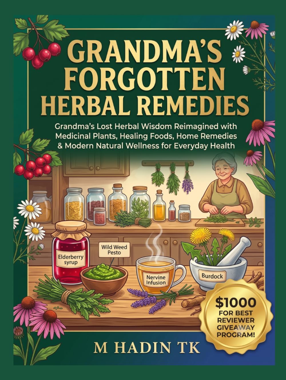 GRANDMA'S FORGOTTEN HERBAL REMEDIES: Grandma's Lost Herbal Wisdom Reimagined with Medicinal Plants, Healing Foods, Home Remedies & Modern Natural Wellness for Everyday Health