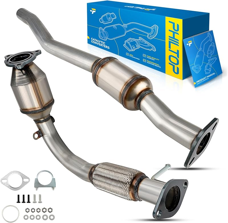 Kit de catalisadores dianteiro e traseiro PHILTOP para Chevrolet Equinox, GMC Terrain e Captiva Sport 2.4 – Conjunto