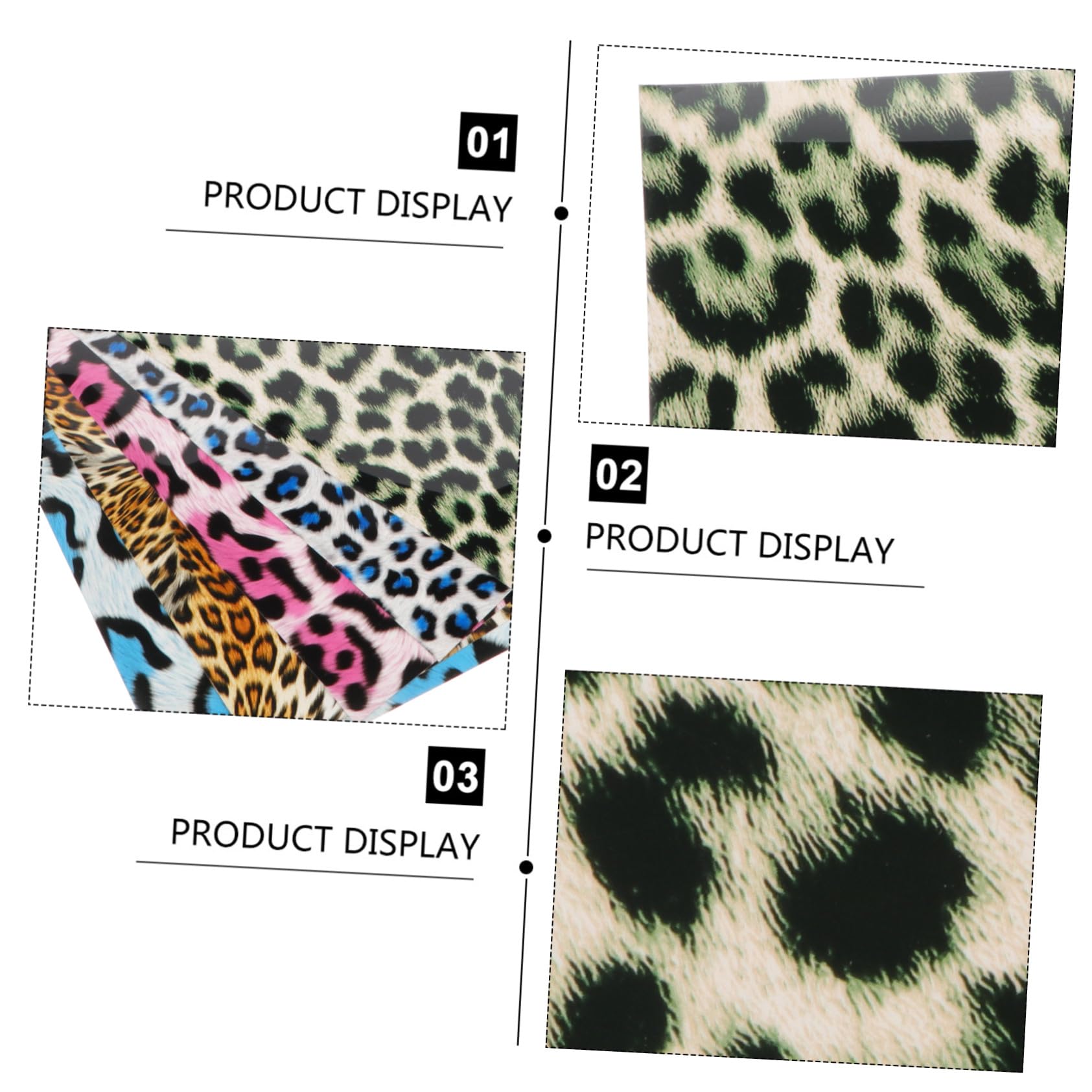 10 Blätter Leopard Wärmeübertragungsfolie Pu Flexfolie Für Selbstgemacht Textilien Kleidung Wärme Transfer Schriftzug Film Für Hemden Schuhe Caps Und Taschen