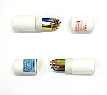 Amazon | タキザワ 日本製 ミニカプセルカラー色鉛筆12色セット