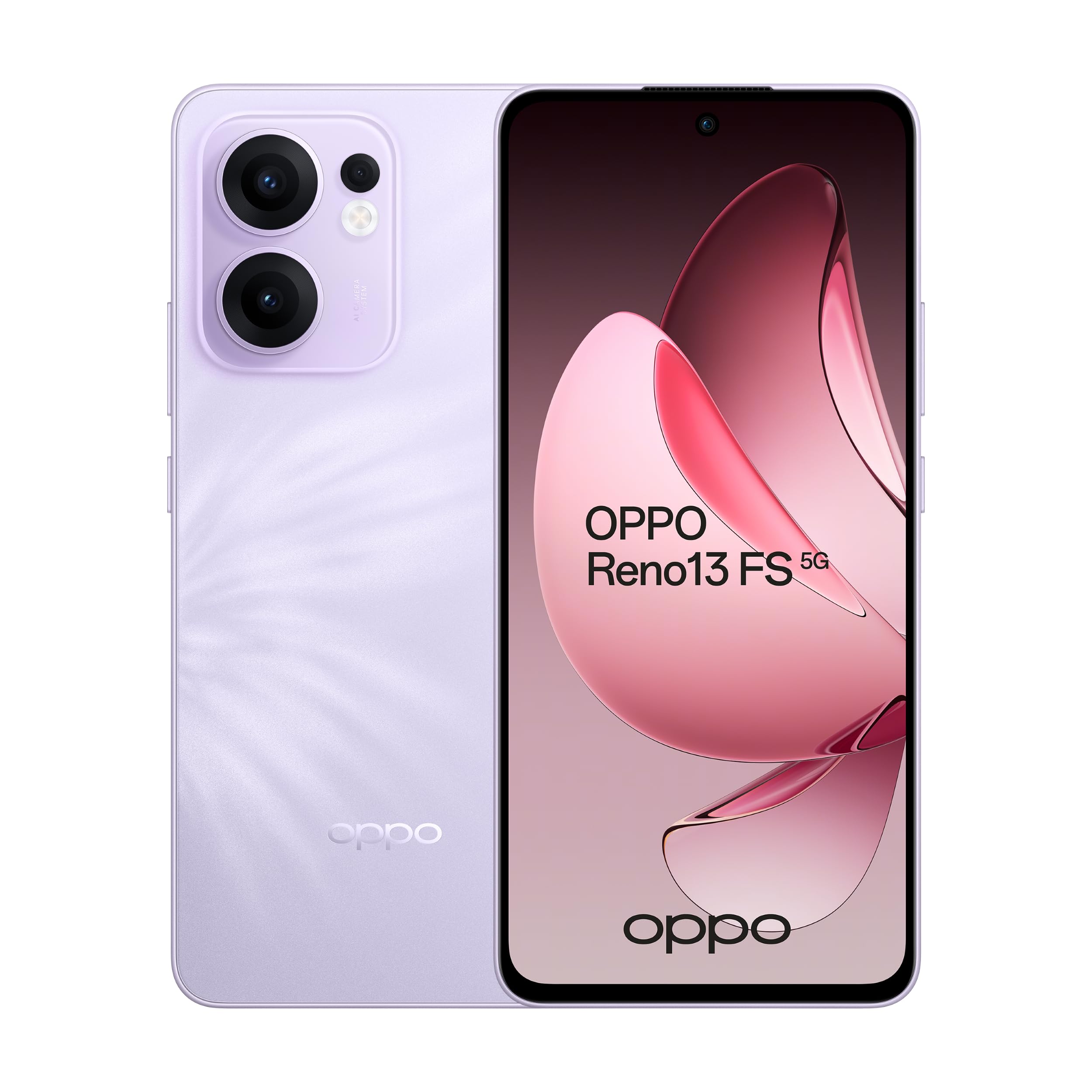 Smartphone OPPO Reno 13 FS 5G - 12 Go RAM, 512 Go Stockage, Plume Purple - Écran AMOLED 120 Hz, Charge Rapide