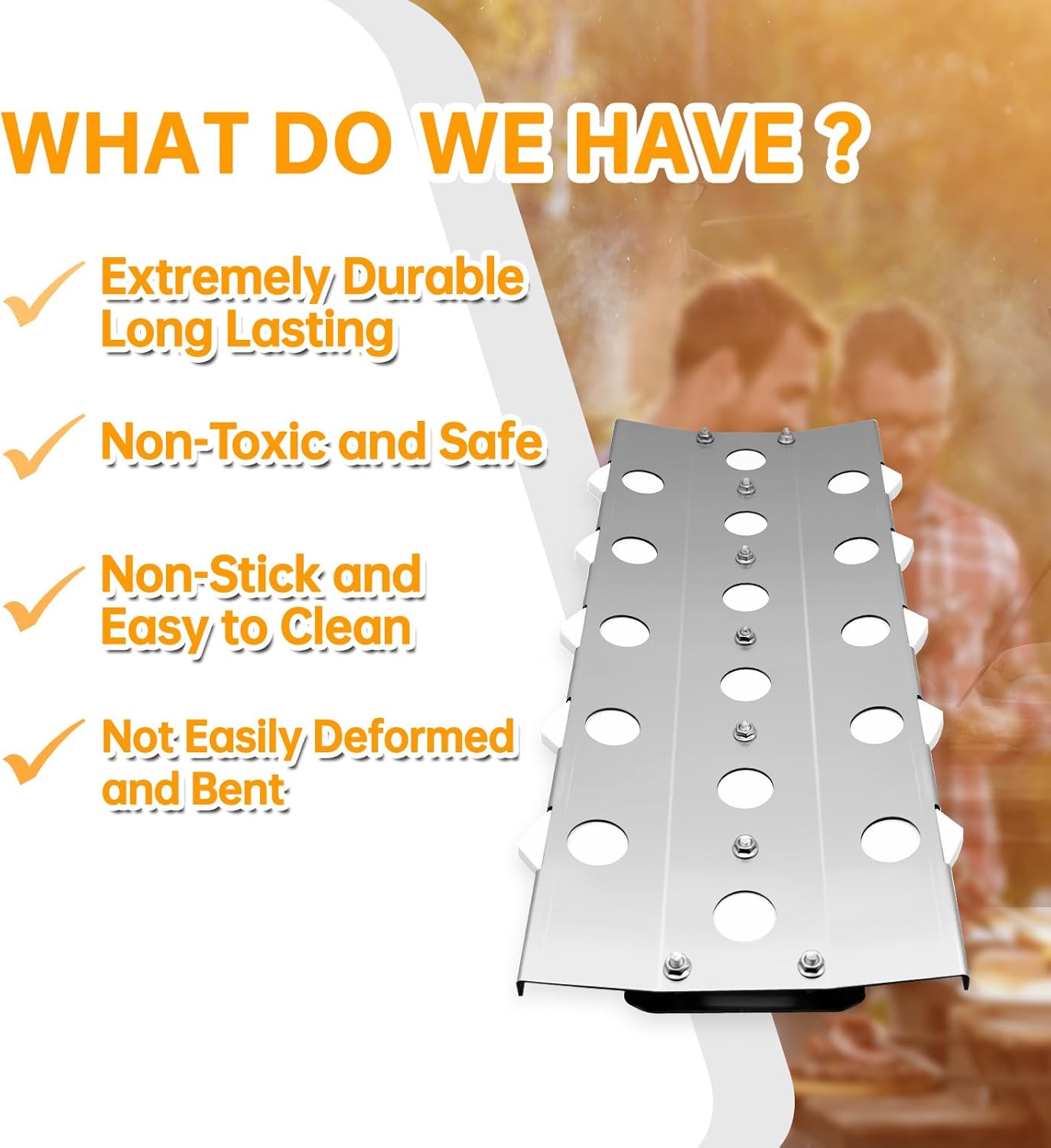 RJC009P Briquette Tray for Summerset Grill Replacement Parts,for Summerset Sizzler 26" 32" Pro for SunFire 26" SunFire 32", for RCS Premier Series RJC26A RJC32AL RJC32A RJC40AL RJC40A