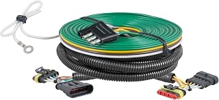 CURT 58911 Custom Towed-Vehicle RV Wiring Harness for Dinghy Towing, Fits Select Fiat 500