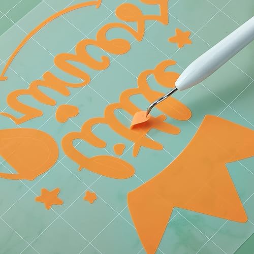 Miniatura 2 de Joyinland Rollos de vinilo de transferencia de calor, vinilo negro para planchar de 12 x 20 pies para Silhouette Cameo, diseño de transferencia de