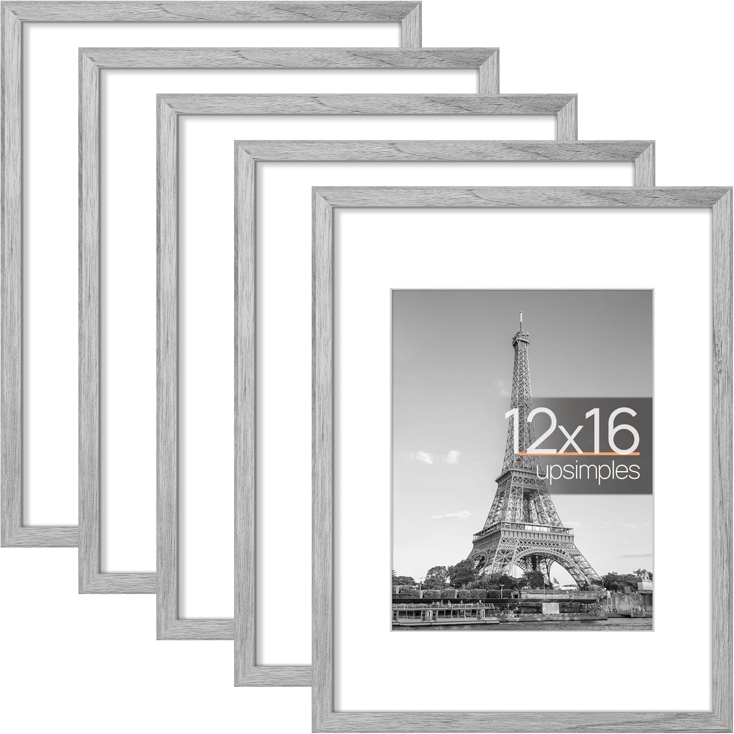 upsimples 12x16 Picture Frame Set of 5, Display Pictures 8