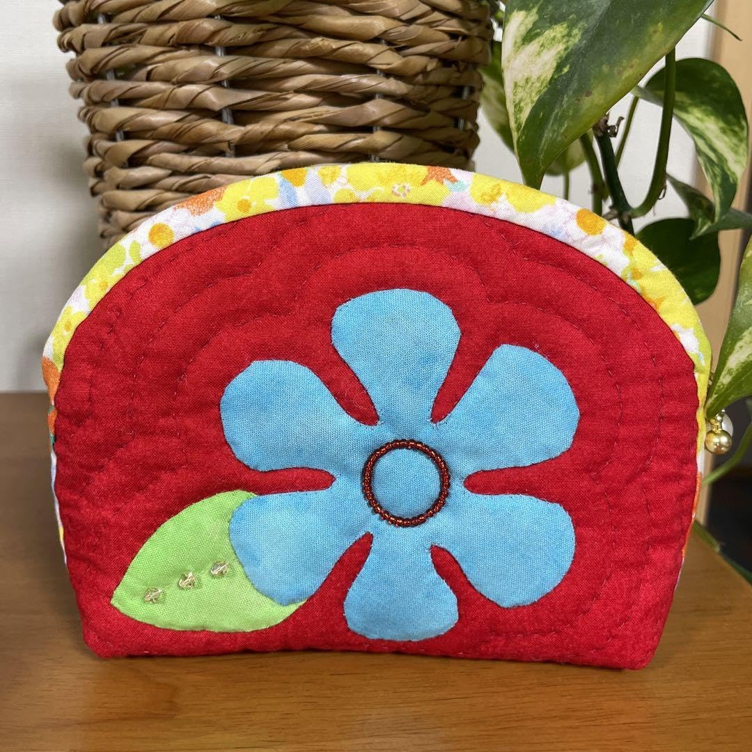 ハワイアンキルト　ポーチ　フラガール オーダー Amazon.co.jp: フラガールポーチ パッチワークキルト ハワイアンキルト