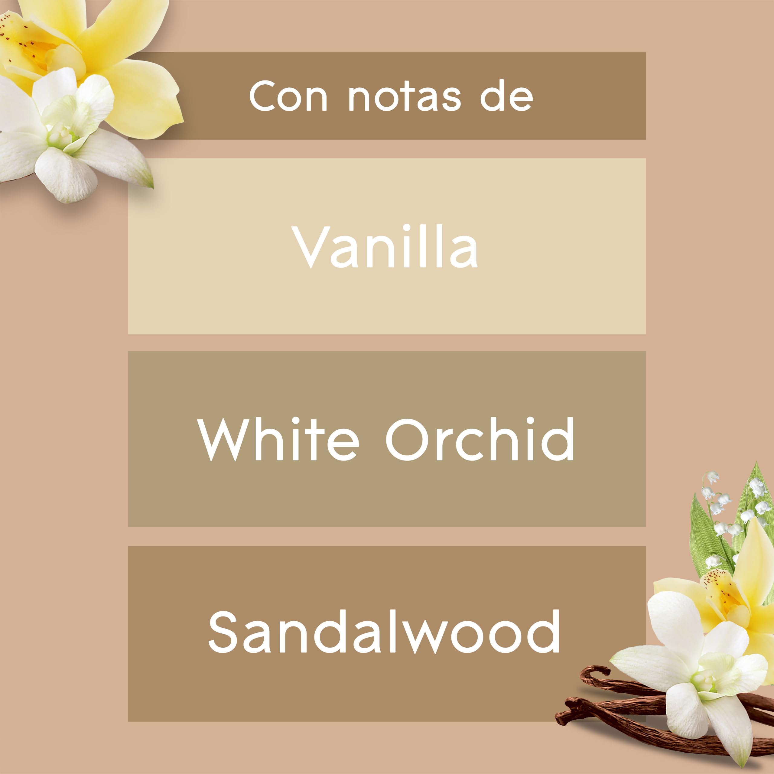 Glade Raumduft Stäbchen Vanilla Blossom, 3 x 50ml | Langanhaltender Duft für bis zu 5 Wochen, ideal für Räume aller Größen, mit ätherischen Ölen